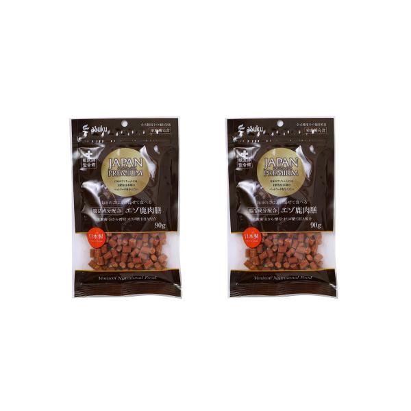 ジャパンプレミアム 獣医師監修 国産 腸活成分配合 エゾ鹿肉膳 90g×2袋