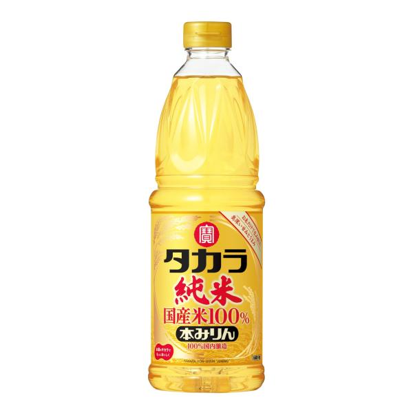 他サイト： 宝酒造 タカラ 本みりん 純米 国産米100% ペット お米だけで生み出した自然な甘み 味醂 600mlの商品画像