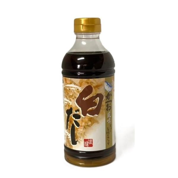 ヤマガミ醤油 かつお風味白だし醤油 500ml