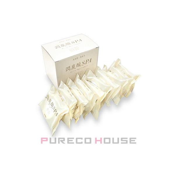 重炭酸イオンと炭酸ガスが皮膚表面で弱アルカリ性の植物石鹸の役割を果たし、古い角質をやわらかくし、毛穴汚れを浮かせ、潤いを与える入浴剤です。 【使用方法】浴槽のお湯(38度から40度/150ml-200ml)に本品1錠(60g)をいれ、10-...