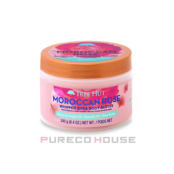 TREE HUT (ツリー ハット) ウィップト シア ボディ バター 240g #モロッカン ローズ【メール便は使えません】