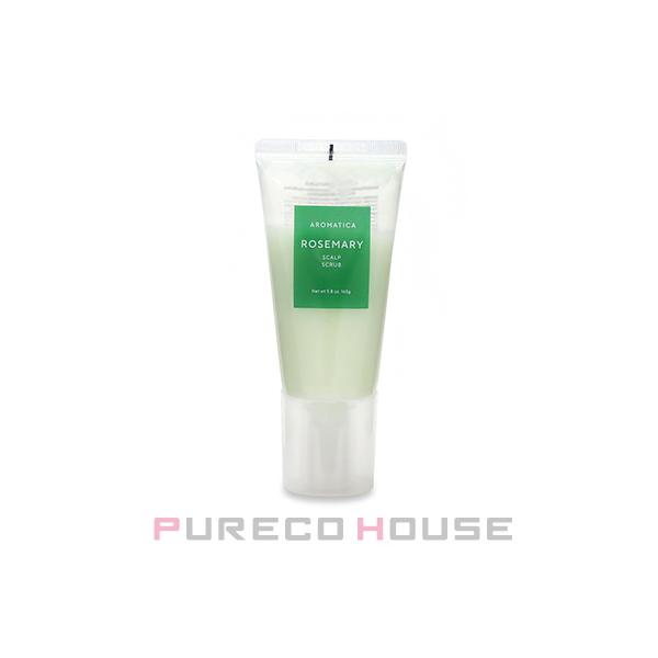 AROMATICAローズマリー頭皮スクラブ、硫酸塩フリー、シリコーンフリー、ヴィーガン - 頭皮を塩で活性化して角質を除去