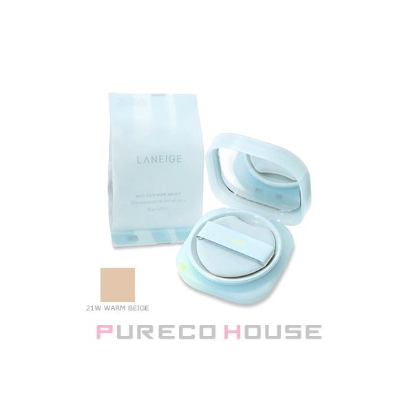 LANEIGE(ラネージュ) ネオ クッション ミュイ SPF42・PA++ （本体+レフィル） #21W WARM BEIGE【メール便は使えません】