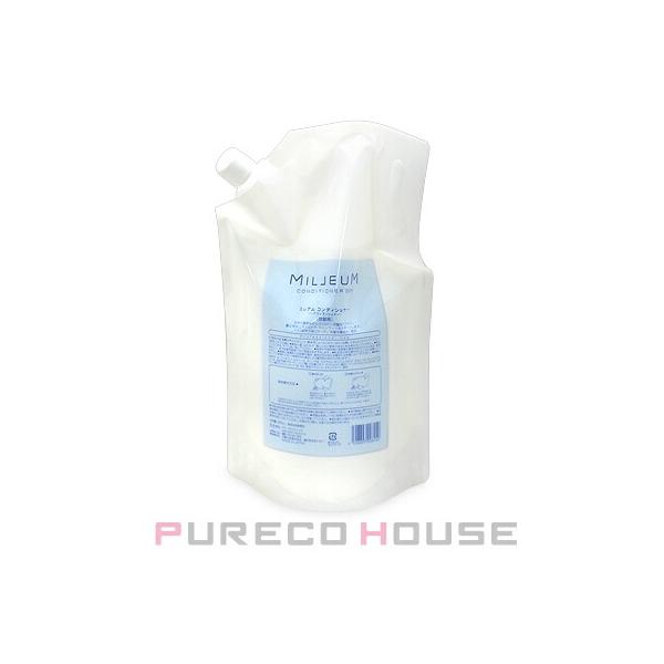 髪と手肌にマイルドなオリーブ油由来のコンディショナー♪ミレアムヘアケアコンディショナーは、ダメージ毛にもソフトな洗い上がりで、手肌にやさしい設計になっています。L.P.P.[天然複合アミノ酸]（毛髪保護成分）配合。【使用方法】適量を手のひら...