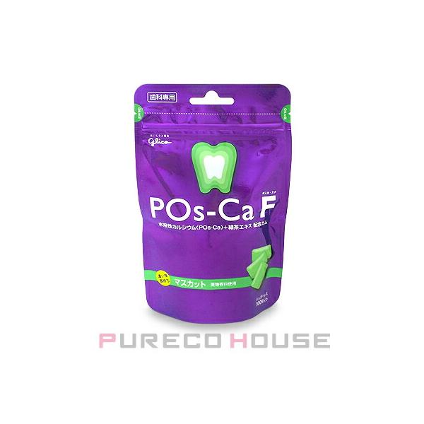 緑茶エキス配合の歯科専用シュガーレス ガム、ポスカ エフ。フルーティーで爽やかな味わい。かむたびに、カルシウムとフッ素（フッ化物）イオンがお口に広がり、味長持ち。むし歯の原因となる酸を作らない食品素材なので、お口の健康が気になる方にオススメ...