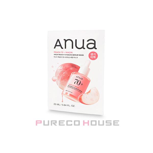 Anua（アヌア） 桃 70 ナイアシンアミド シートマスク 25ml【メール便