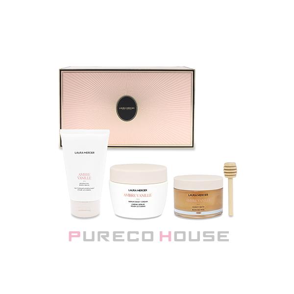 スイートなバニラとアンバーが織りなすフェミニンでエレガントな香りのアンバーバニラの3点セット。大切な方へのギフトや、自分へのご褒美として。うるおいを奪うことなく肌を洗い上げるボディウォッシュに、シルクのような感触で贅沢なリラクゼーションタイ...