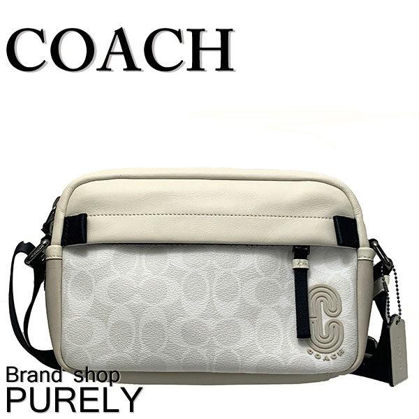 コーチ バッグ メンズ 全品ポイント3倍 Coach ショルダーバッグ シグネチャー エッジ クロスボディー 2338 Qbr14 チョークスチーム 2338 Qbr14 1013 Purely Shop 通販 Yahoo ショッピング