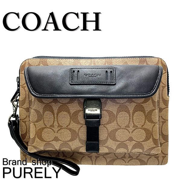 COACH（コーチ） 国内発送 ポーチ メンズ セカンドバッグ シグネチャー