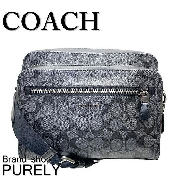 コーチ バッグ メンズ 全品ポイント2倍 Coach ショルダーバッグ シグネチャー ウエスト カメラ バッグ Qbmi5 チャコール ブラック Qbmi5 0714 Purely Shop 通販 Yahoo ショッピング