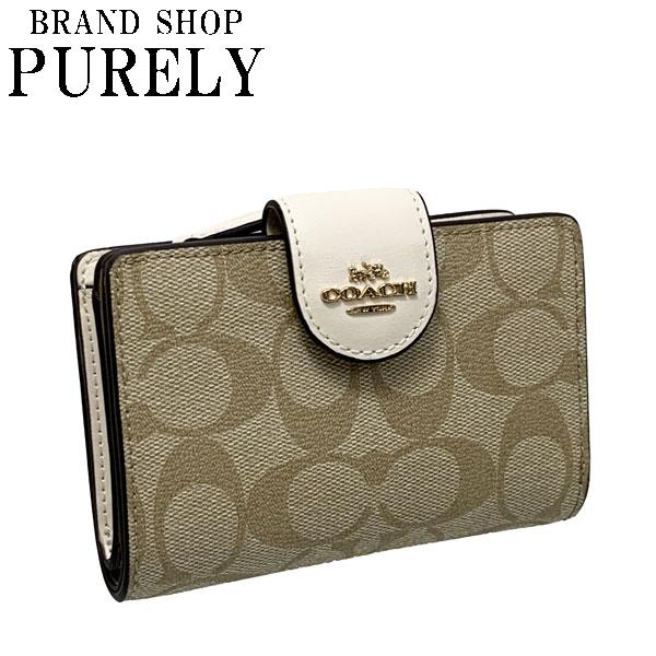 コーチ 財布 レディース COACH 折り財布 シグネチャー  