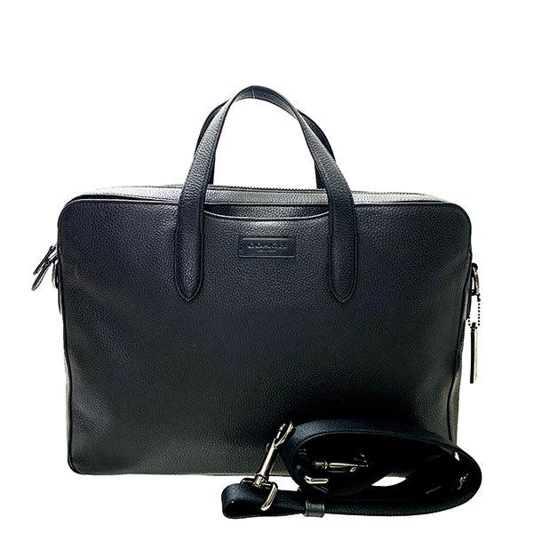 未使用 COACH メンズ レザーブリーフケース 71733 QB/BK COACH 国内発送 コーチ バッグ メンズ ブリーフケース レザー
