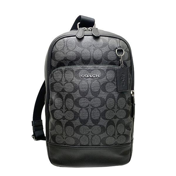 送料無料 コーチ バッグ メンズ 全品ポイント2倍 Coach ショルダーバッグ スリングパック シグネチャー グラハム パック C2932 Qbmi5 チャコール ブラック C2932 Qbmi5 Purely Shop 通販 Yahoo ショッピング