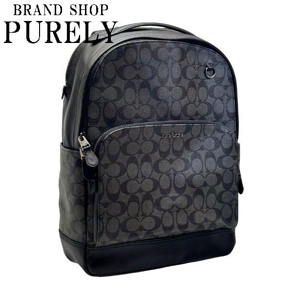 コーチ バッグ メンズ 全品ポイント5倍 Coach リュックサック シグネチャー グラハム バックパック C2935 Qbmi5 チャコール ブラック C2935 Qbmi5 Purely Shop 通販 Yahoo ショッピング