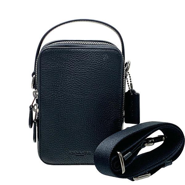 コーチ バッグ メンズ 全品ポイント2倍 Coach ショルダーバッグ レザー トップ ハンドル クロスボディ C3147 Qbbk ブラック C3147 Qbbk Purely Shop 通販 Yahoo ショッピング