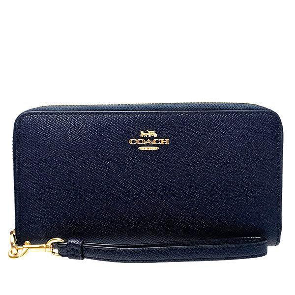 COACH　コーチ　C3441　長財布　ストラップ　ミッドナイト　IMMID c3441-imblk.jpg