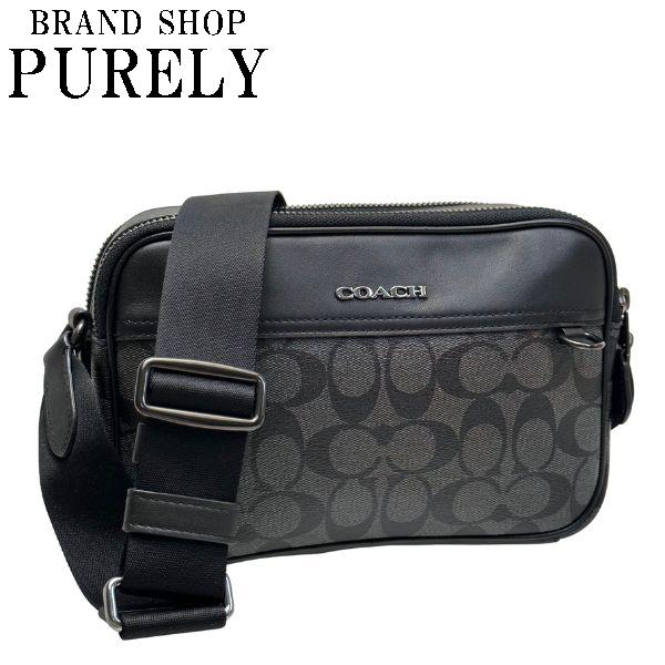 コーチ バッグ メンズ 全品ポイント2倍 Coach ショルダーバッグ シグネチャー グラハム クロスボディー C4149 Qbmi5 チャコール ブラック C4149 Qbmi5 Purely Shop 通販 Yahoo ショッピング