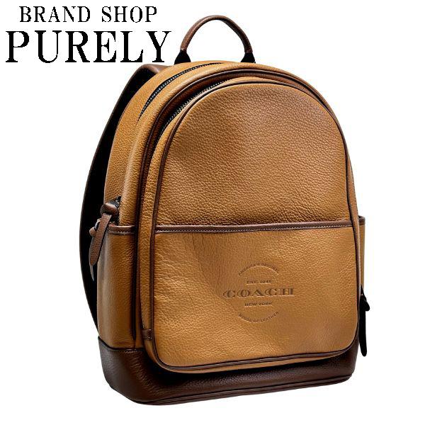 COACH 国内発送 コーチ バッグ メンズ リュックサック ペブルト