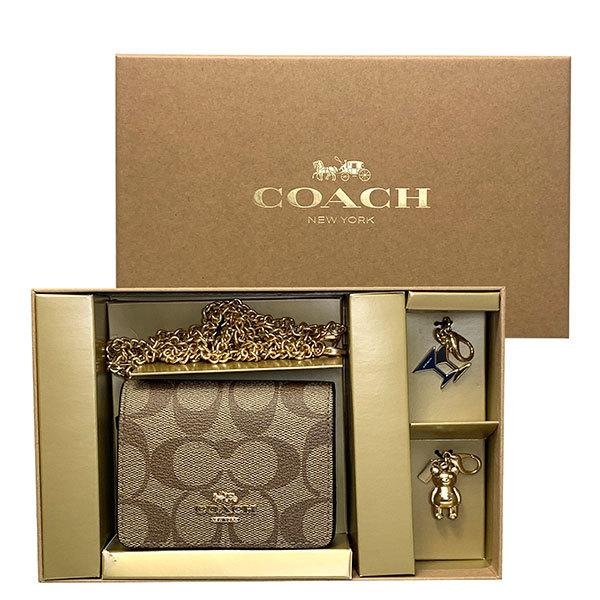 コーチ Coach 折りたたみ財布 レディース 外側 Pvc 塩ビ 内側 レザー シグネチャー C7355 Imnox カーキマルチ C7355 Imnox Purely Shop 通販 Yahoo ショッピング