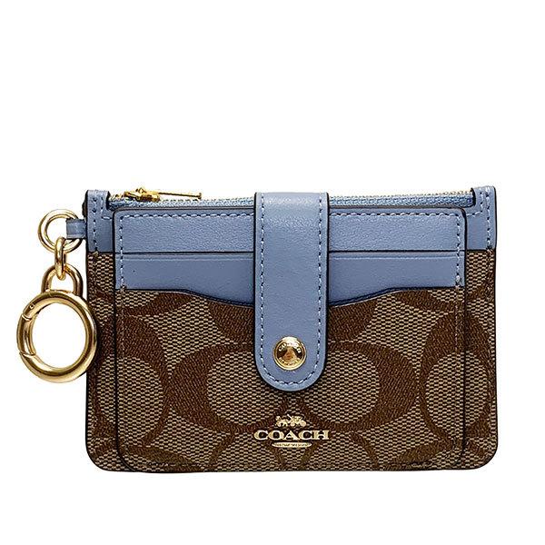 新品】COACH コーチ コインケース 小銭入れ カーキ ブルー | fpac.com.br