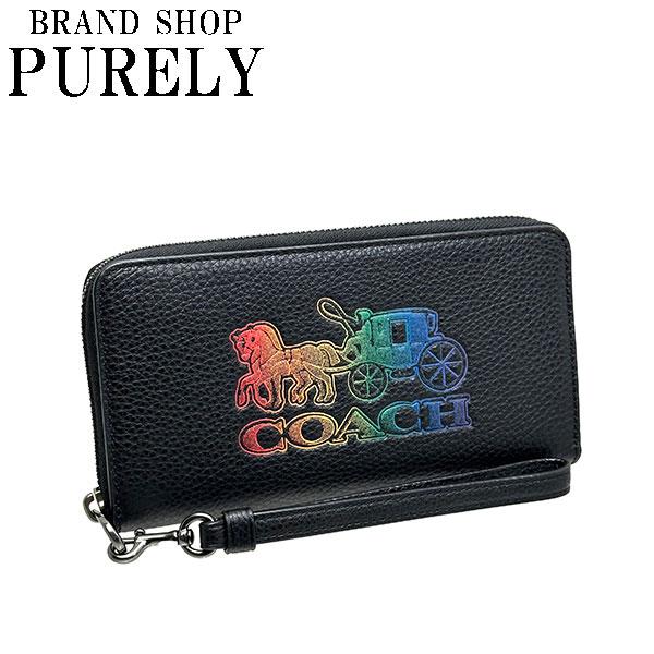 COACH 国内発送 コーチ 財布 レディース 長財布 レザー ロング