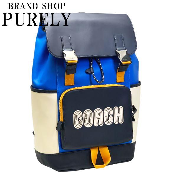 コーチ バッグ メンズ COACH リュック カラーブロック トラック バック