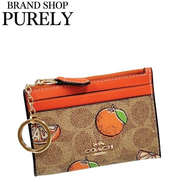 COACH（コーチ） 国内発送 財布 レディース コインケース オレンジ