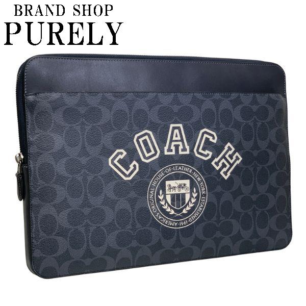 COACH コーチ シグネチャー 13インチ対応 ノートPCケース A4収納可 purely_cb987-qboiz-220921