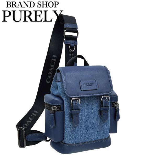 COACH 国内発送 コーチ バッグ メンズ ショルダーバッグ デニム