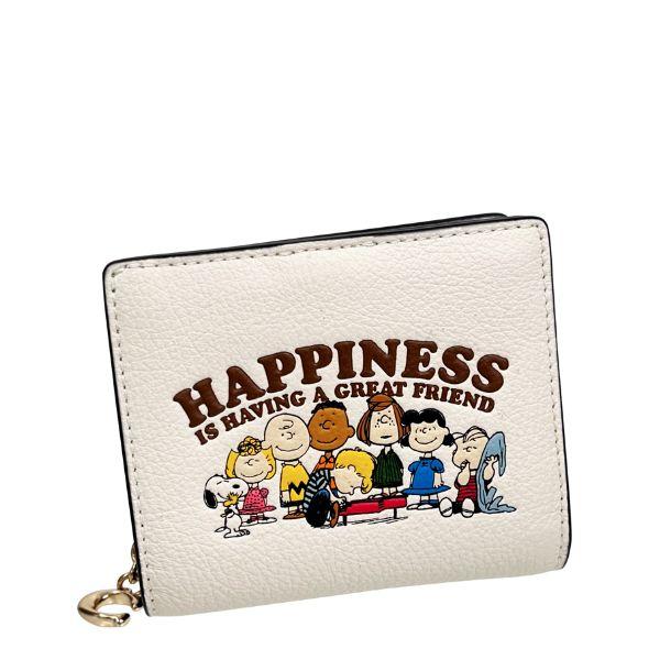 COACH（コーチ） 国内発送 財布 レディース 折り財布 × Peanuts レザー