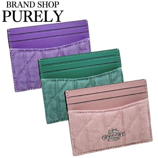 【COACH】Slim Id Card Case スリム ID カード ケース CBR13 COACH 国内発送 コーチ カードケース レディース パスケース