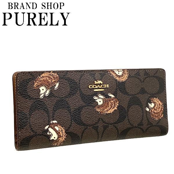 COACH コーチ 財布 レディース 長財布 ヘッジホッグ プリント COACH コーチ 財布 レディース 長財布 ヘッジホッグ プリント