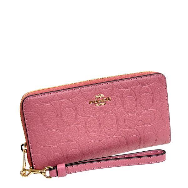 新品 コーチ COACH 長財布 ロング ジップアラウンド ウォレット ライトバイオレット ロング ジップ アラウンド ウォレット 長財布