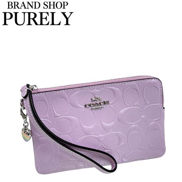 COACH（コーチ） 国内発送 ポーチ レディース 小物入れ シグネチャー