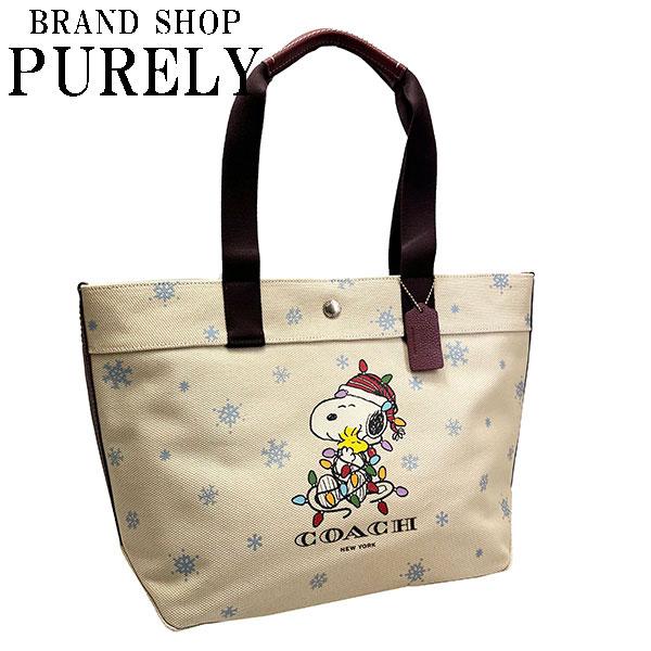 コーチ バッグ レディース COACH トートバッグ スヌーピー アイス