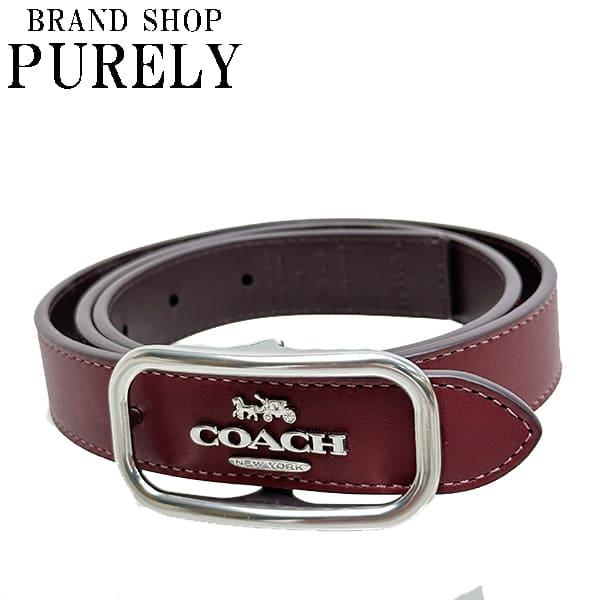 COACH コーチ　モーガン レクタングル バックル ベルト 公式】コーチアウトレット | モーガン レクタングル バックル