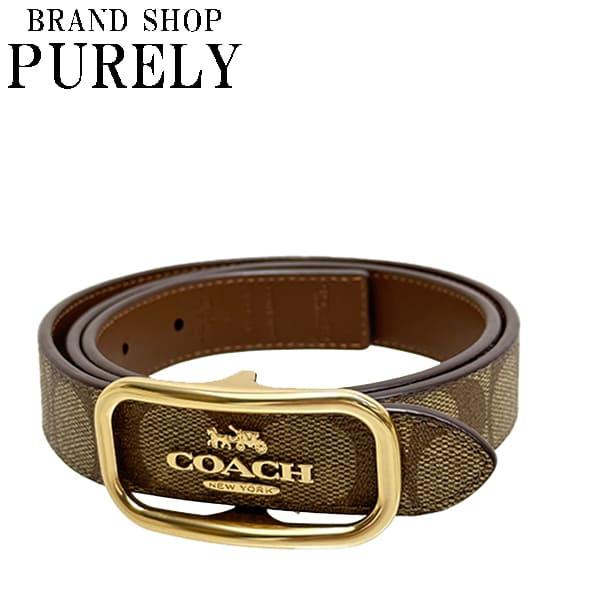 美品　COACH ベルト　モーガンレクタングルバックル レザー 公式】コーチアウトレット | モーガン レクタングル バックル ベルト 25MM