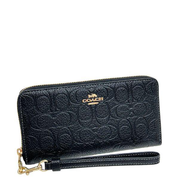 COACH（コーチ） 長財布 レディース 財布 シグネチャー レザー ロング