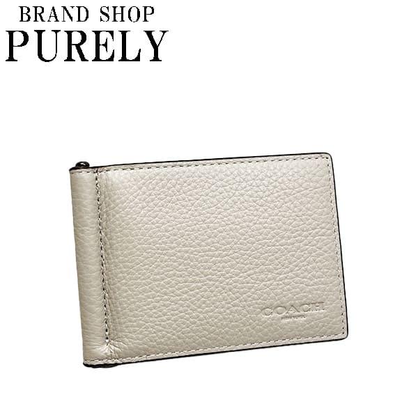 COACH コーチ 財布 メンズ アウトレット レザー スリム ビルフォールド  