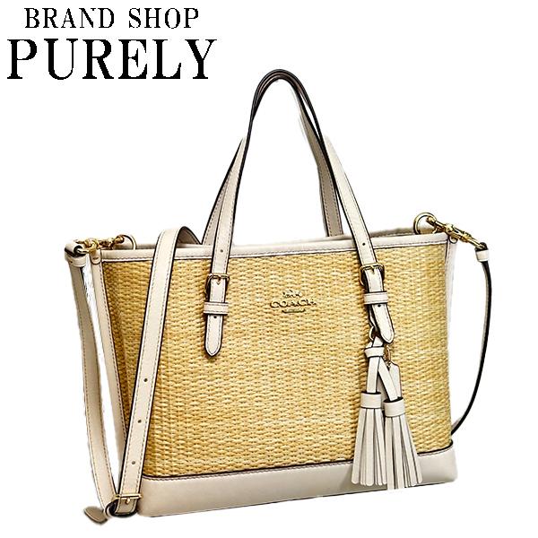 コーチ バッグ レディース COACH トートバッグ ストロー モリー トート  