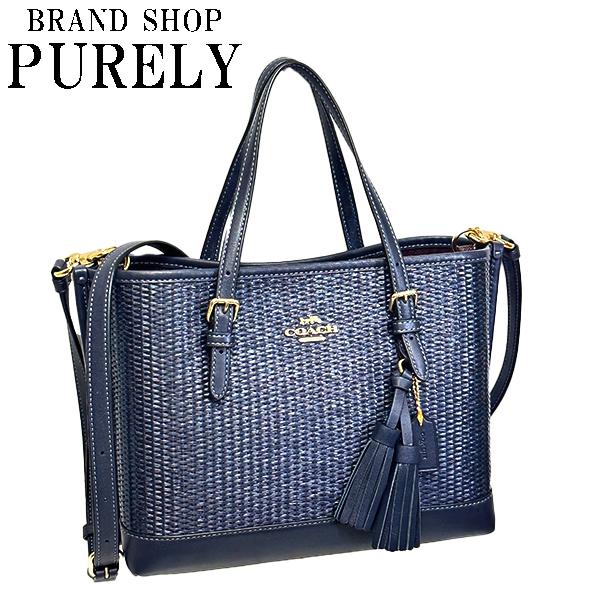 コーチ バッグ レディース COACH トートバッグ ストロー モリー トート  