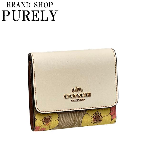 COACH（コーチ） 財布 レディース 折り財布 シグネチャー フローラル 