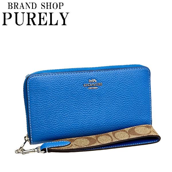 COACH コーチ 財布 レディース 長財布 シグネチャー キャンバス ロング  