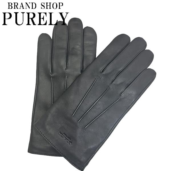 COACH（コーチ） 国内発送 手袋 メンズ 小物 レザー グローブ Sサイズ