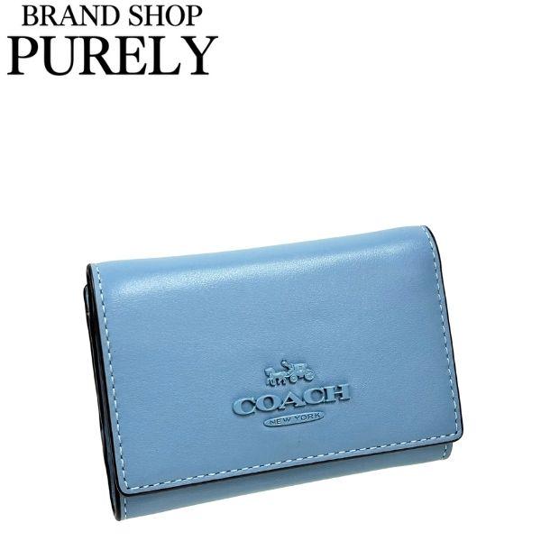 COACH（コーチ） 国内発送 財布 レディース 折り財布 レザー マイクロ