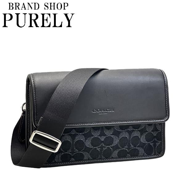 COACH コーチ バッグ メンズ ショルダーバッグ シグネチャー デニム 