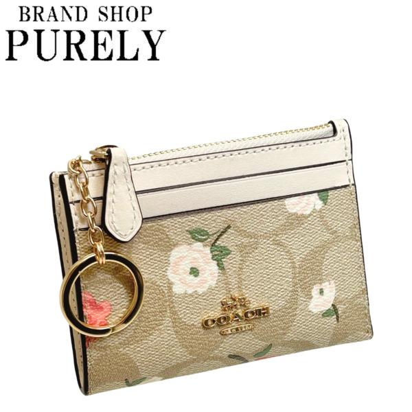 コーチ 財布 レディース COACH コインケース シグネチャー フローラル  