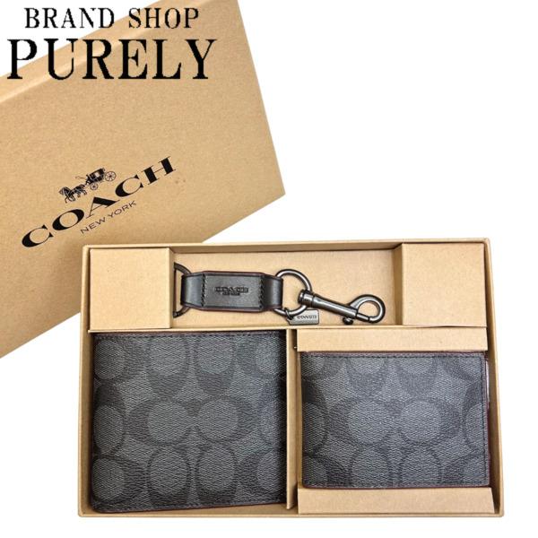 COACH コーチ 財布 メンズ 折り財布 シグネチャー 3in1 COACH コーチ 財布 メンズ 折り財布 シグネチャー 3in1