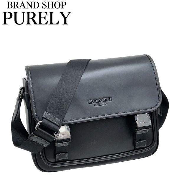 COACH メッセンジャーバッグ グレー ブラック mh5681-01_1.jpg