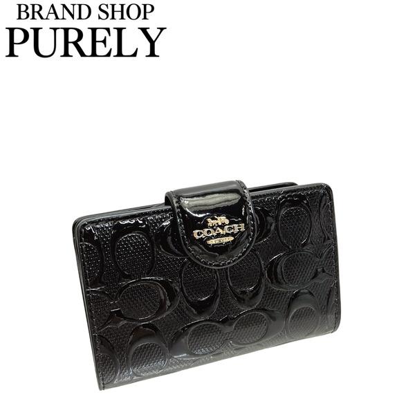 COACH コーチ 財布 レディース 折り財布 シグネチャー パテント COACH コーチ 財布 レディース 折り財布 シグネチャー パテント